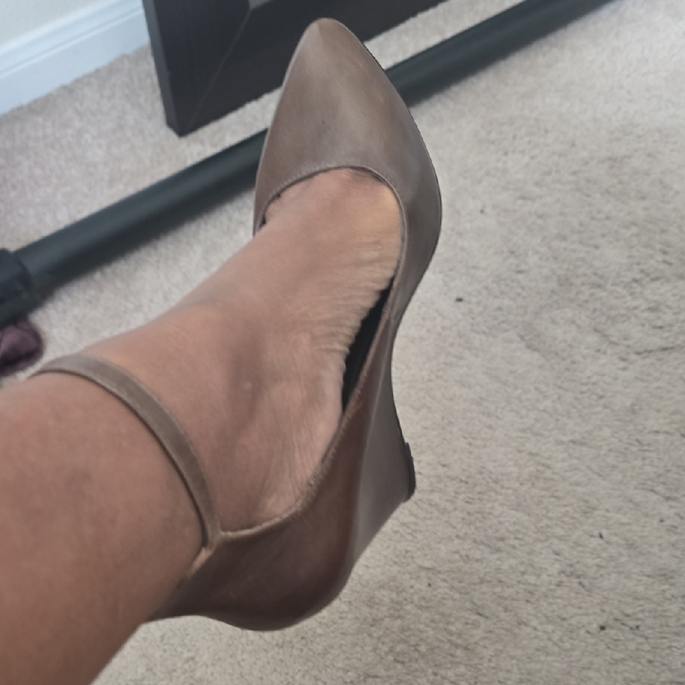 Steve Madden Brown Ankle Strap Heels